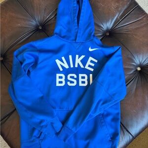 Nike Baseball Boys Blue Hoodie XL